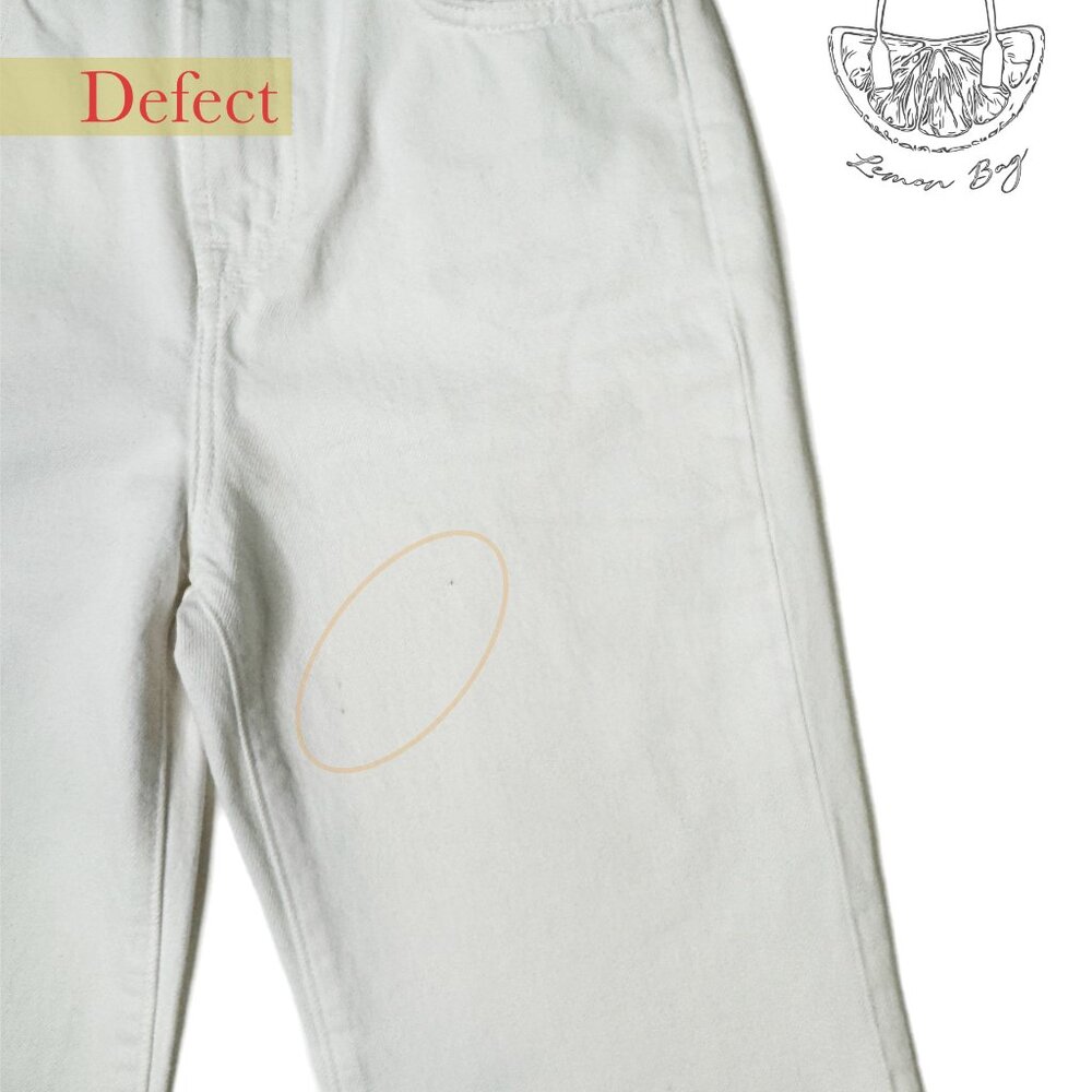 J Brand / High Rise Wide Cropped Jeans / Size 24 / White - Picture 7 of 7